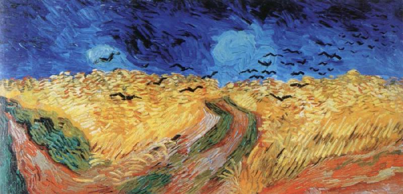 Vincent Van Gogh wheat field with crows oil painting picture